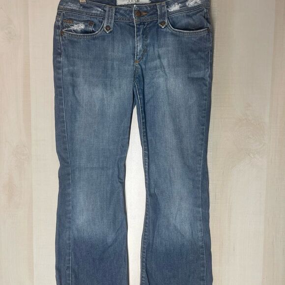 Joe’s jeans flare leg distressed denim jeans, size 28‎ - Picture 2 of 15